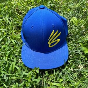 Under Armour Blue Cap with White Logo